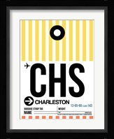 CHS Charleston Luggage Tag II Fine Art Print