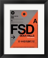 FSD Sioux Falls Luggage Tag I Fine Art Print