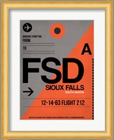 FSD Sioux Falls Luggage Tag I Fine Art Print