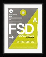 FSD Sioux Falls Luggage Tag II Fine Art Print