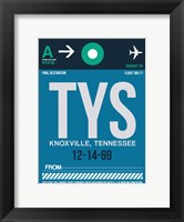 TYS Knoxville Luggage Tag II Fine Art Print
