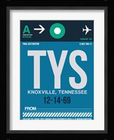 TYS Knoxville Luggage Tag II Fine Art Print