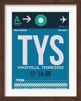 TYS Knoxville Luggage Tag II Fine Art Print