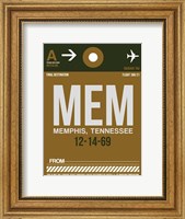 MEM Memphis Luggage Tag I Fine Art Print