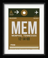 MEM Memphis Luggage Tag I Fine Art Print