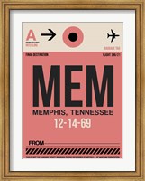 MEM Memphis Luggage Tag II Fine Art Print