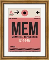 MEM Memphis Luggage Tag II Fine Art Print