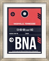 BNA Nashville Luggage Tag I Fine Art Print