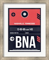 BNA Nashville Luggage Tag I Fine Art Print