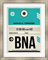 BNA Nashville Luggage Tag II Fine Art Print