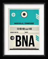 BNA Nashville Luggage Tag II Fine Art Print