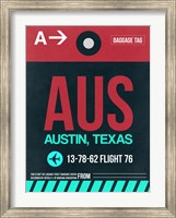AUS Austin Luggage Tag II Fine Art Print