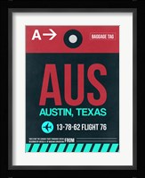 AUS Austin Luggage Tag II Fine Art Print