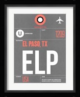 ELP El Paso Luggage Tag II Fine Art Print