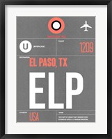 ELP El Paso Luggage Tag II Fine Art Print