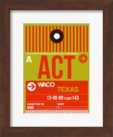 ACT Waco Luggage Tag I Fine Art Print