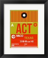 ACT Waco Luggage Tag I Fine Art Print
