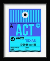 ACT Waco Luggage Tag II Fine Art Print