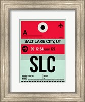 SLC Salt Lake City Luggage Tag I Fine Art Print