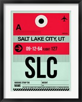 SLC Salt Lake City Luggage Tag I Fine Art Print