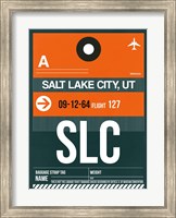SLC Salt Lake City Luggage Tag II Fine Art Print