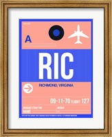 RIC Richmond Luggage Tag II Fine Art Print