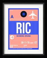 RIC Richmond Luggage Tag II Fine Art Print