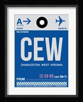 CEW Charleston Luggage Tag I Fine Art Print