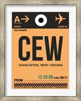 CEW Charleston Luggage Tag II Fine Art Print