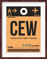 CEW Charleston Luggage Tag II Fine Art Print