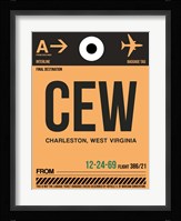 CEW Charleston Luggage Tag II Fine Art Print