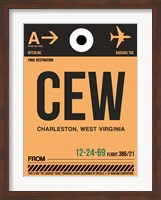 CEW Charleston Luggage Tag II Fine Art Print