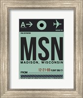MSN Madison Luggage Tag I Fine Art Print