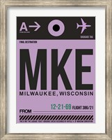 MKE Milwaukee Luggage Tag I Fine Art Print