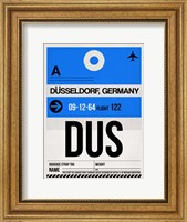 DUS Dusseldorf Luggage Tag I Fine Art Print