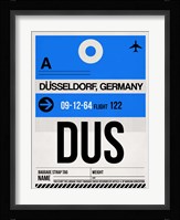 DUS Dusseldorf Luggage Tag I Fine Art Print
