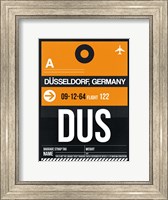 DUS Dusseldorf Luggage Tag II Fine Art Print