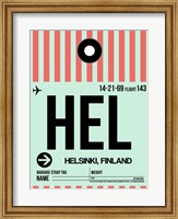 HEL Helsinki Luggage Tag I Fine Art Print