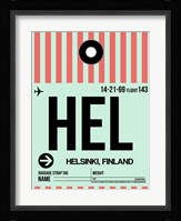 HEL Helsinki Luggage Tag I Fine Art Print