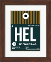 HEL Helsinki Luggage Tag II Fine Art Print