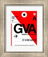 GVA Geneva Luggage Tag I Fine Art Print