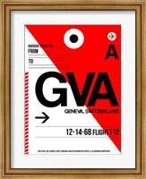 GVA Geneva Luggage Tag I Fine Art Print
