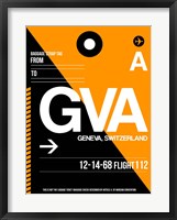 GVA Geneva Luggage Tag II Fine Art Print