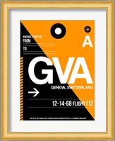 GVA Geneva Luggage Tag II Fine Art Print