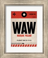 WAW Warsaw Luggage Tag I Fine Art Print