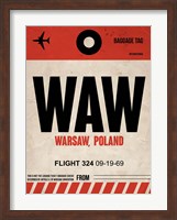 WAW Warsaw Luggage Tag I Fine Art Print