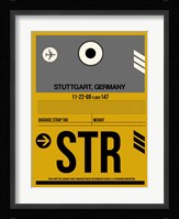 STR Stuttgart Luggage Tag I Fine Art Print