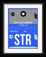 STR Stuttgart Luggage Tag II Fine Art Print