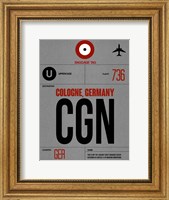 CGN Cologne Luggage Tag I Fine Art Print