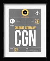 CGN Cologne Luggage Tag II Fine Art Print